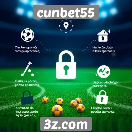 Recursos de segurança disponíveis na plataforma cunbet55