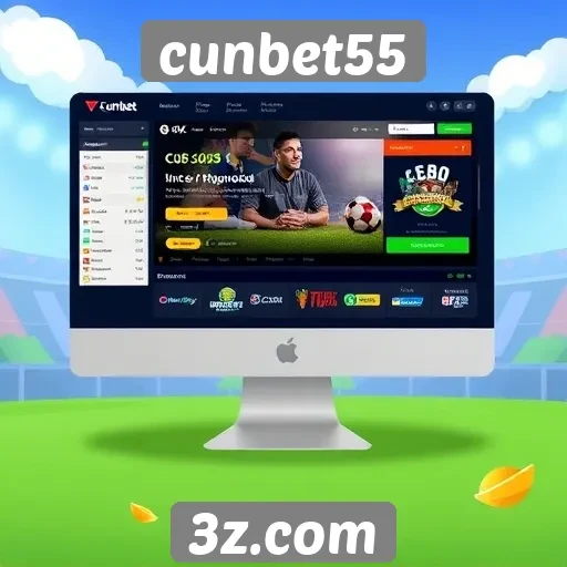 Interface do usuário e experiência de navegação no cunbet55